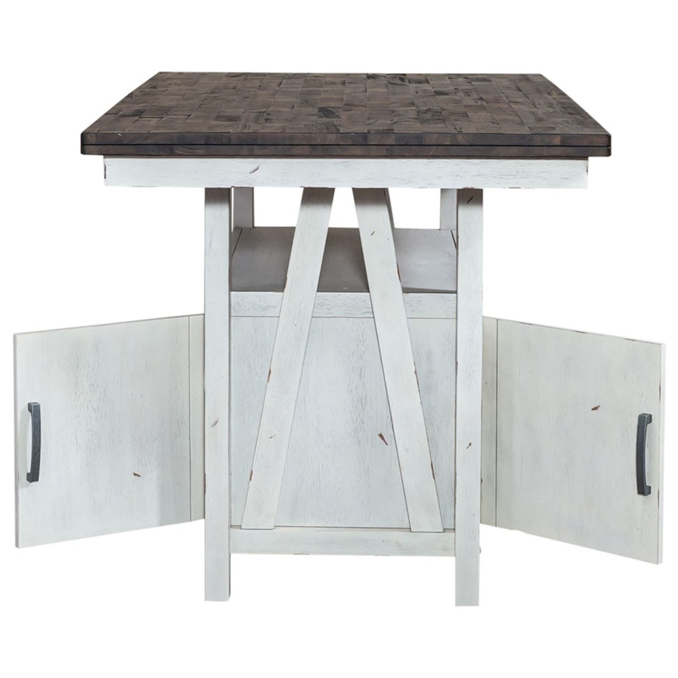 Liberty Furniture Farmhouse Center Island Pub Table Sheely's
